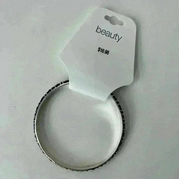 NWT Beauty Black Bangle Bracelet Jewellery Accessory - Jeweller Gift Idea - Picture 6 of 9